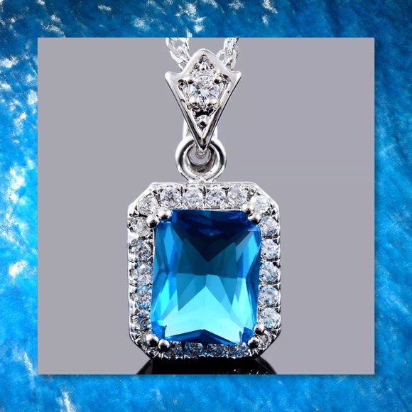 Glam Squad 2 You Jewelry - JUST IN🆕 Simulated Aquamarine Sterling Silver